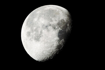 Waning Gibbous Moon. The illuminated surface of the moon is 83% and getting smaller. The lunar cycle is 18 days old