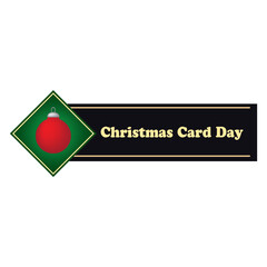 Sticker for Christmas Card Day