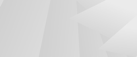 Elegant white and grey abstract background featuring subtle geometric facets and soft light, ideal for modern, clean designs and presentations.