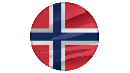 iceland flag button