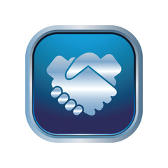 Handshake icon design template