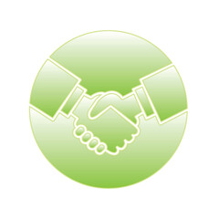 Handshake icon design template