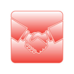 Handshake icon design template