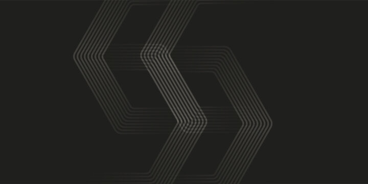 Abstract dark background with subtle grey geometric chevron patterns and parallel lines, creating a modern and minimalist design.