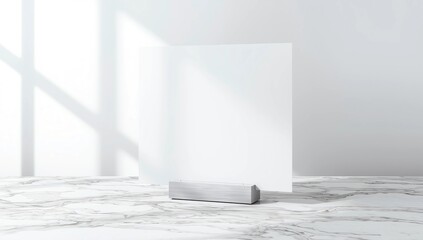 Kiosk information screen on isolated white background