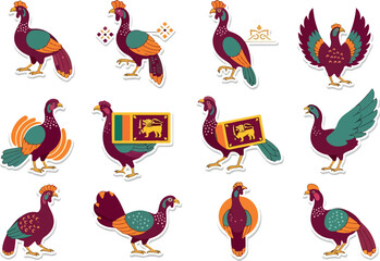 Exotic Birds of Sri Lanka A Colorful Avian Collection