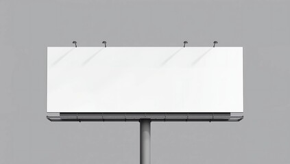 Obraz premium Large outdoor billboard advertising mock up, trees in the background