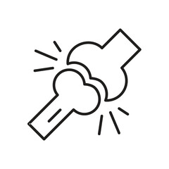 Joint Health Vector Icon Set – Bone Care Symbols for Web and App UI,Bone Care Vector Icon Collection – Trendy Health UI Symbols