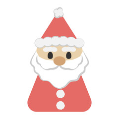 サンタクロースのかわいいイラスト（クリスマス）