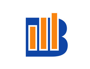 B financial logo,b icon  logo,b letter logo,b initial logo