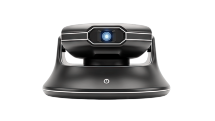 Black Projector on White Background