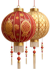 chinese new year lanterns png