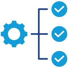 Fototapeta premium Project Management Icon