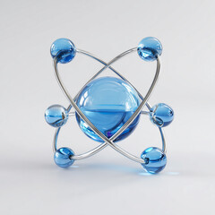 3d render of a dna molecule