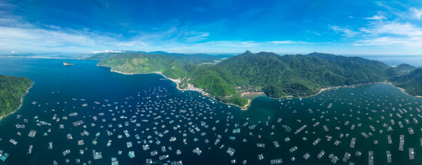 The stunning natural landscape on the pass separating Phu Yen and Khanh Hoa provinces, Dai Lanh beach, one of Vietnam's most beautiful beaches. © Long