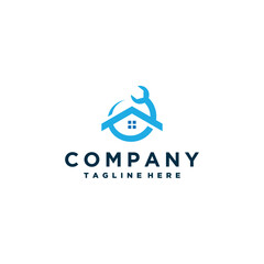 Plumbing logo design template