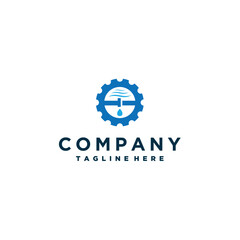 Plumbing logo design template