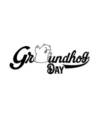 Groundhog Day T-Shirt | Punxsutawney Phil Graphic Vector