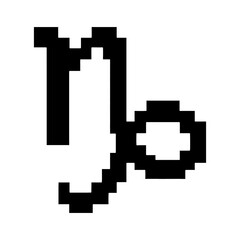 Obraz premium PNG Capricorn zodiac symbol illustration