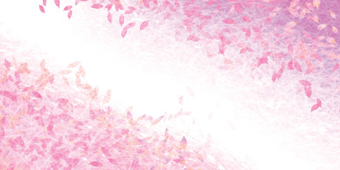 桜　和紙　模様　背景　