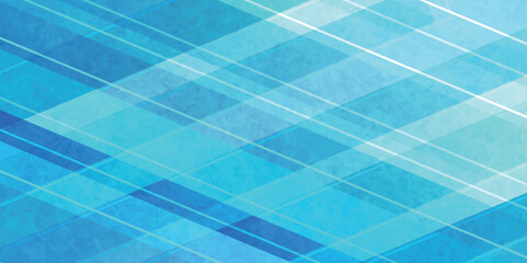 Naklejka na ściany i meble 青　和柄　水色　模様　背景