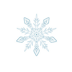 christmas snowflake icon