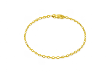 Gold chain bracelet for luxury jewelry accessory