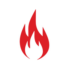 vector illustration of a fire