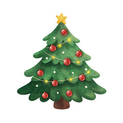 christmas tree isolated