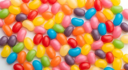 Colorful Jelly Beans - A Sweet and Vibrant Candy Assortment.
