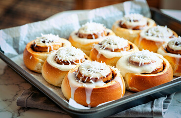 Cinnamon rolls icing