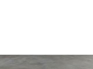 Dark Concrete Wall and Floor PNG Isolated Background – Industrial Interior Texture for Modern Architectural Visualization and Design Mockups