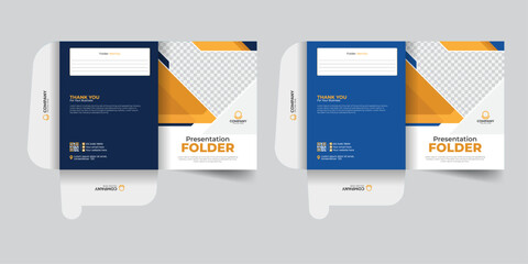 Professional business file folder templates for branding, marketing, and corporate file presentation.