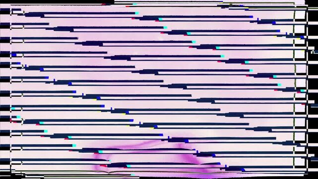 Glitch Art Abstract Background with Vibrant Colors and Distorted Patterns