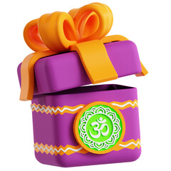 Diwali Gift 3D Icon