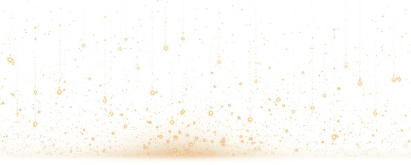 Golden Glitter Sparkle Shimmer Texture Golden Glittering Light on Black A single trail of sparkling gold glitter on a black background, with the trail transforming into an elegant