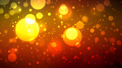 Glowing bokeh lights create a vibrant abstract background perfect for adding a dynamic touch to designs, evoking a sense of celebration and festivity.