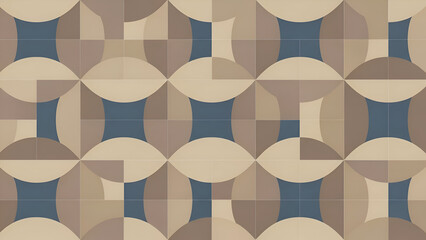 Add a touch of modern elegance with this vibrant abstract geometric pattern featuring blue and beige squares, perfect for backgrounds, textiles, or creative projects.