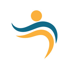 Sport apparels logo icon