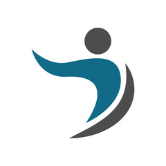 Sport apparels logo icon