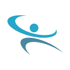 Sport apparels logo icon