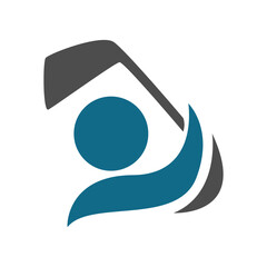 Sport apparels logo icon