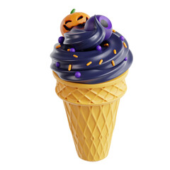 Halloween Ice Cream 3D Icon