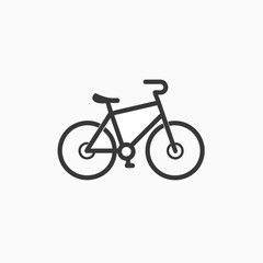 Fototapeta premium bicycle icon fully editable vector template