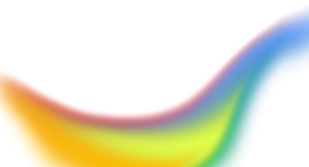 Smooth wavy rainbow gradient flow illustration