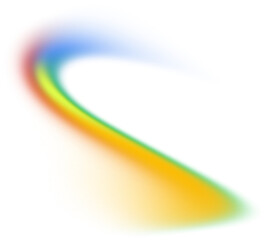 Vertical swirling rainbow gradient smoke effect