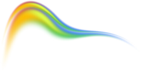 Floating rainbow ribbon wave gradient texture