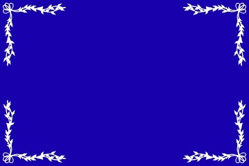 Simple Background Frame, Unique Background, Blue and White Color Background, Unique Design 
