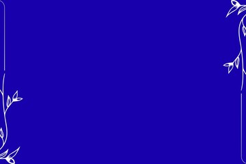 Simple Background Frame, Unique Background, Blue and White Color Background, Unique Design
