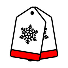 icon Christmas, winter, editable color and file vector